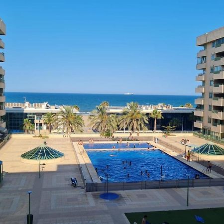 Beach Valencia 22 Apartment Facing The Sea With Frontal Views Exterior foto