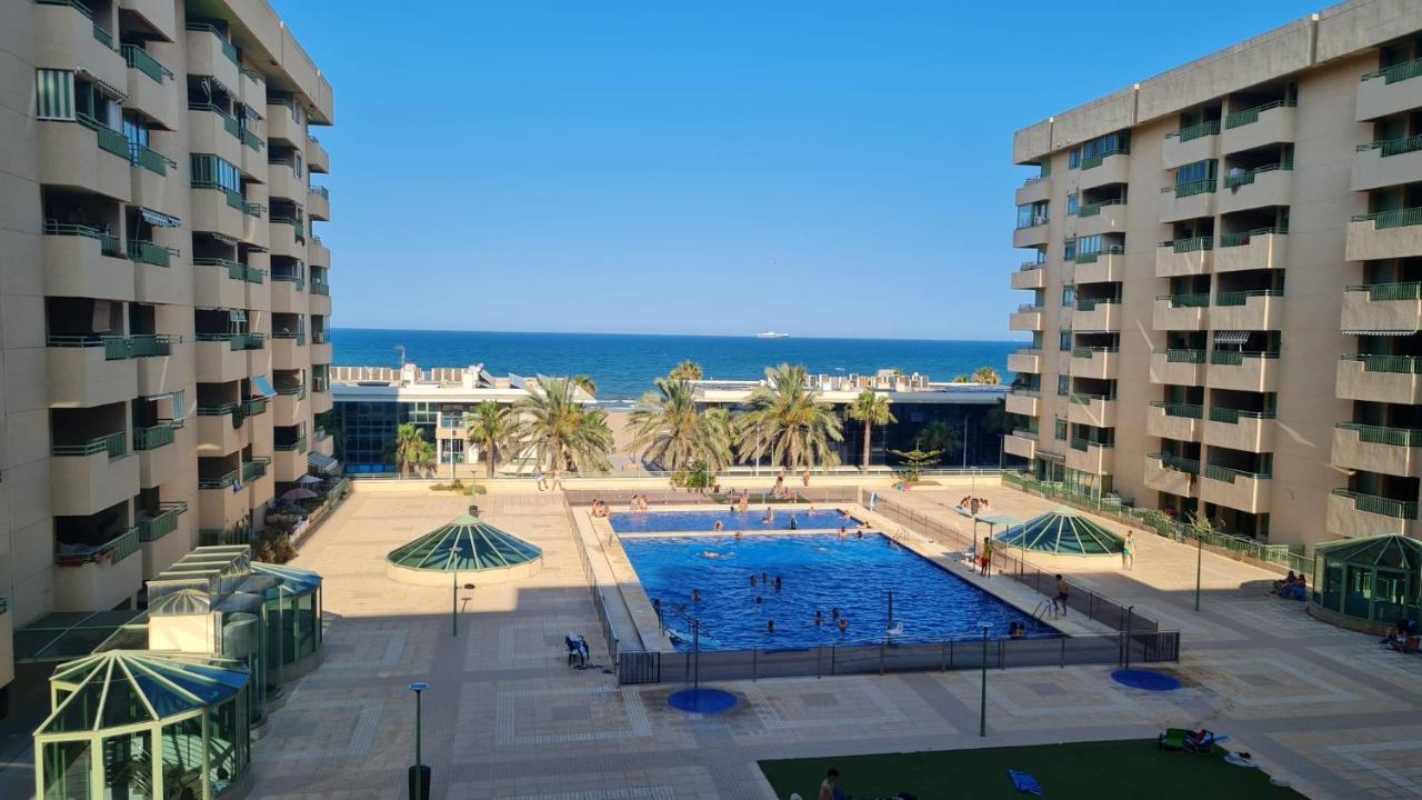 Beach Valencia 22 Apartment Facing The Sea With Frontal Views Exterior foto